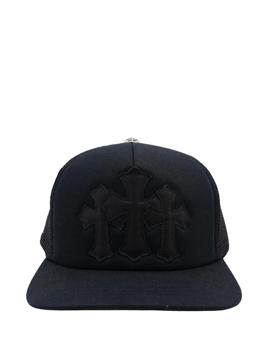 Chrome Hearts Cross-Patch Baseball Hat