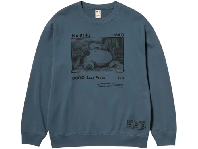 Uniqlo x Pokemon Sweatshirt Snorlax