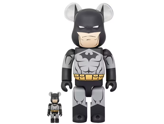 Bearbrick Batman Hush 100% & 400% Set Black