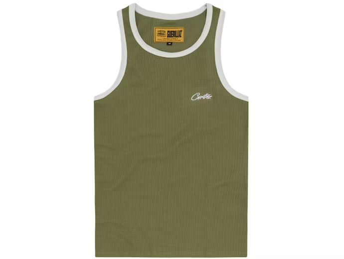 Corteiz Contrast Allstarz Tank Top Khaki