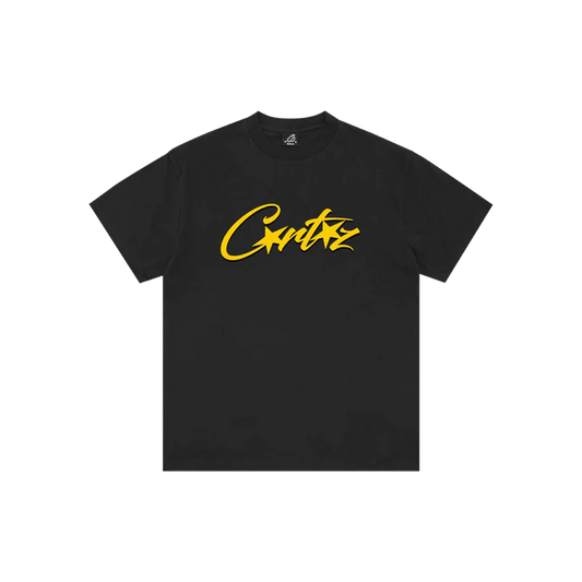 Corteiz OG Allstarz Tee Black Yellow