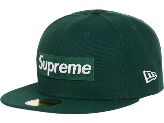 Supreme Shop Box Logo New Era 59Fifty Fitted Hat Green 7 ½