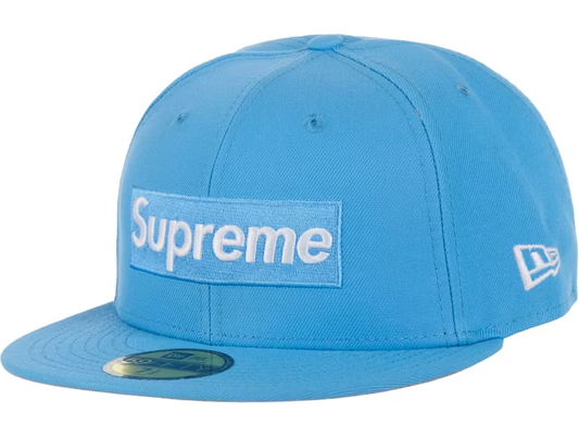 Supreme Shop Box Logo New Era 59Fifty Fitted Hat Light Blue 7 ¼