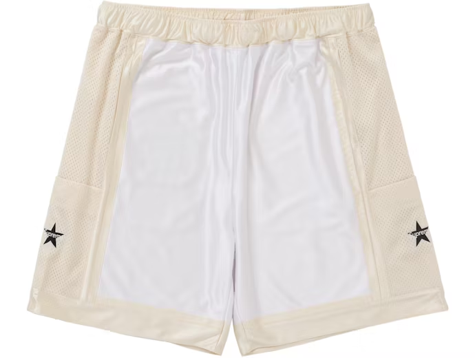 Supreme Side Pocket Basketball Short White