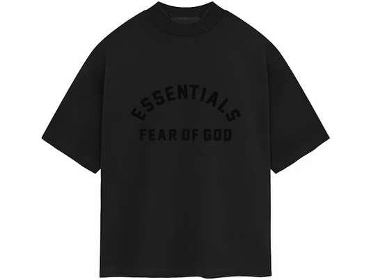 Fear of God Essentials Heavy Jersey Crewneck Tee Jet Black