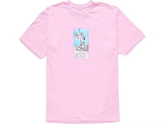 Supreme Liberty Tee Light Pink