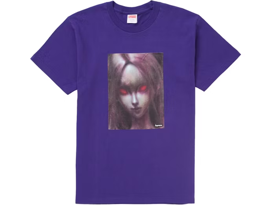 Supreme Red Eyes Tee Purple