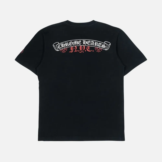 Chrome Hearts NYC Exclusive T-shirt Black/Red Vintage