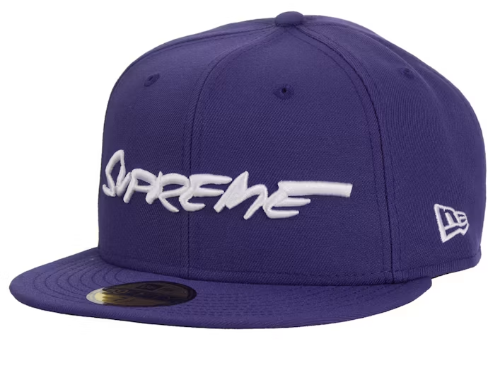 Supreme Futura New Era 59Fifty Fitted Hat Dark Purple 7 1/2
