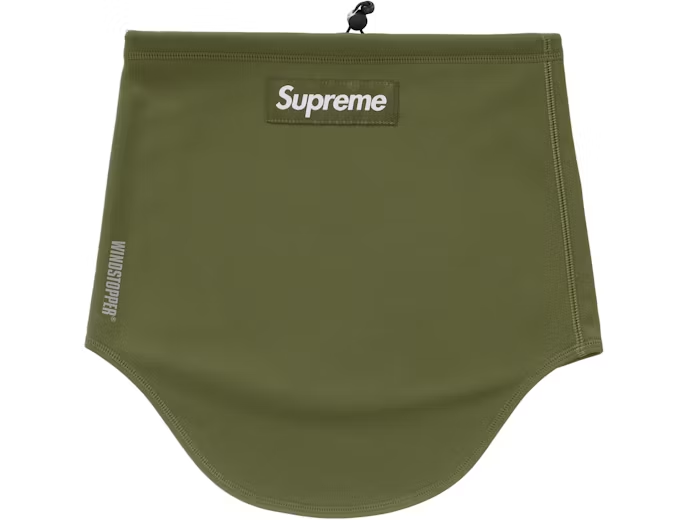 Supreme WINDSTOPPER Neck Gaiter Dark Olive