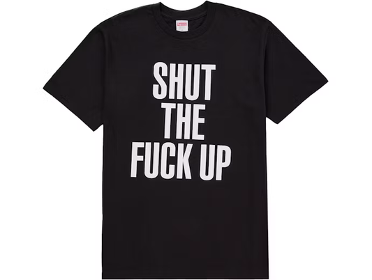 Supreme Number (N)ine Shut Up Tee Black