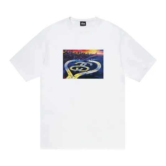 Stussy SS Highway Tee 'White'