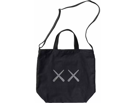KAWS x Uniqlo Warhol 2Way Tote Bag Black