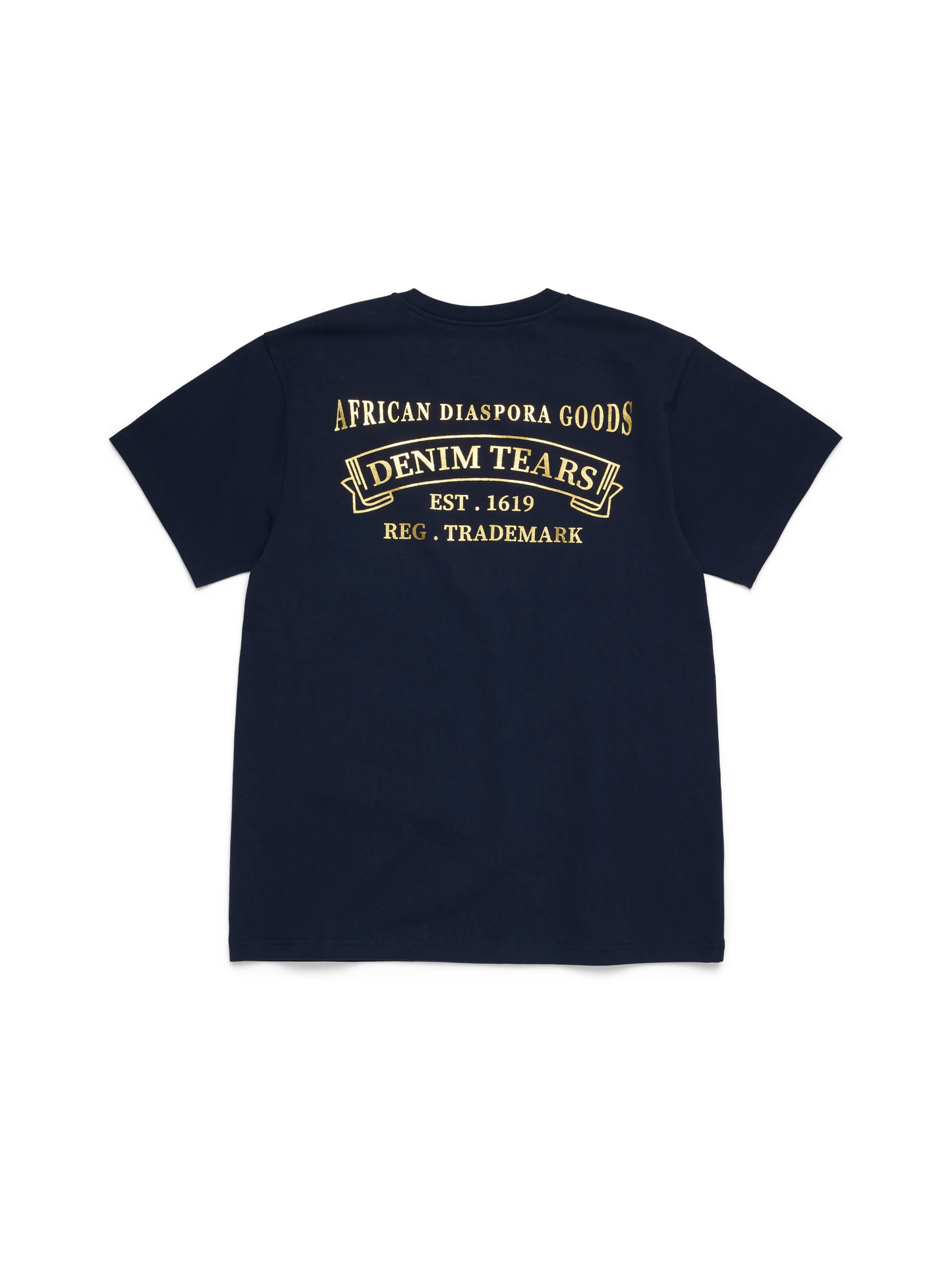 Denim Tears ADG Banner Tee Navy