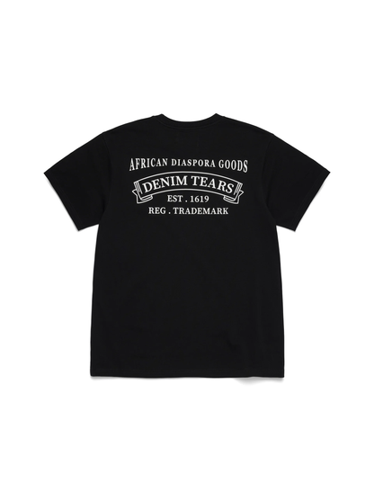 Denim Tears ADG Banner Tee Black