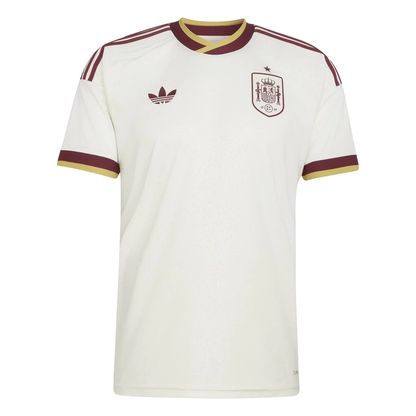 Adidas Spain 26 Away Fan Jersey Off White