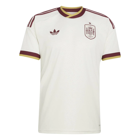 Adidas Spain 26 Away Fan Jersey Off White