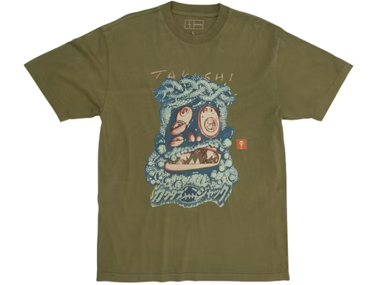 Cactus Jack x Murakami Melted Utopia Dream Zodiac Tee Olive