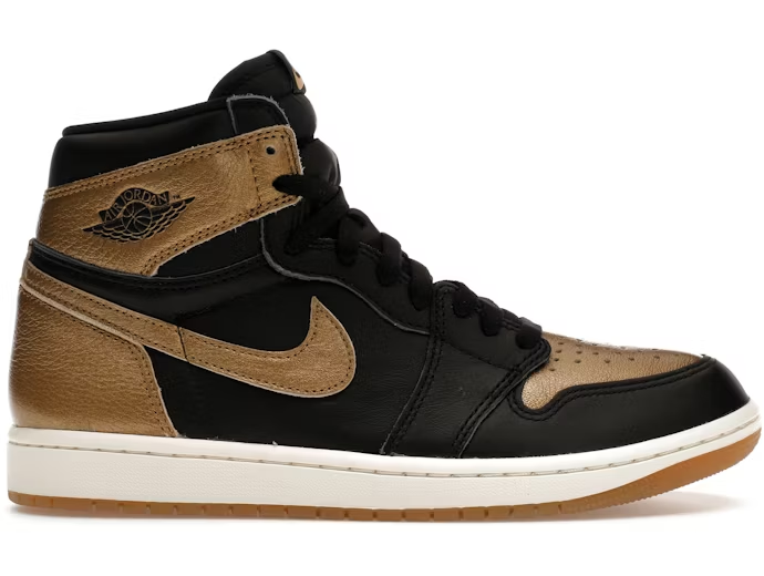 Jordan 1 Retro High OG Black Metallic Gold