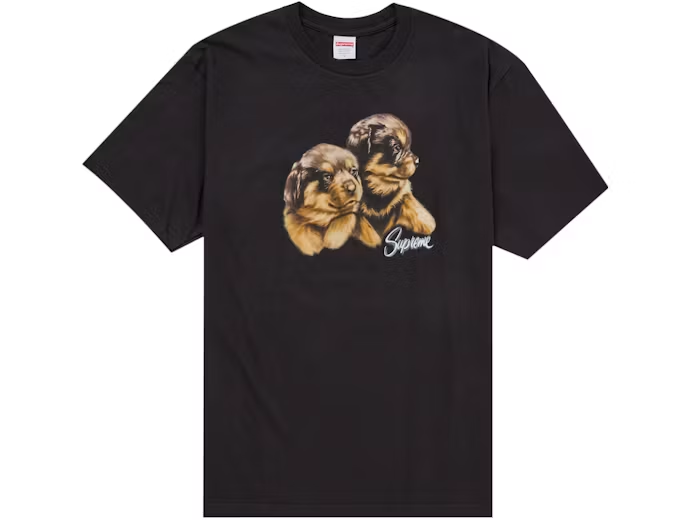 Supreme Puppies Tee Black