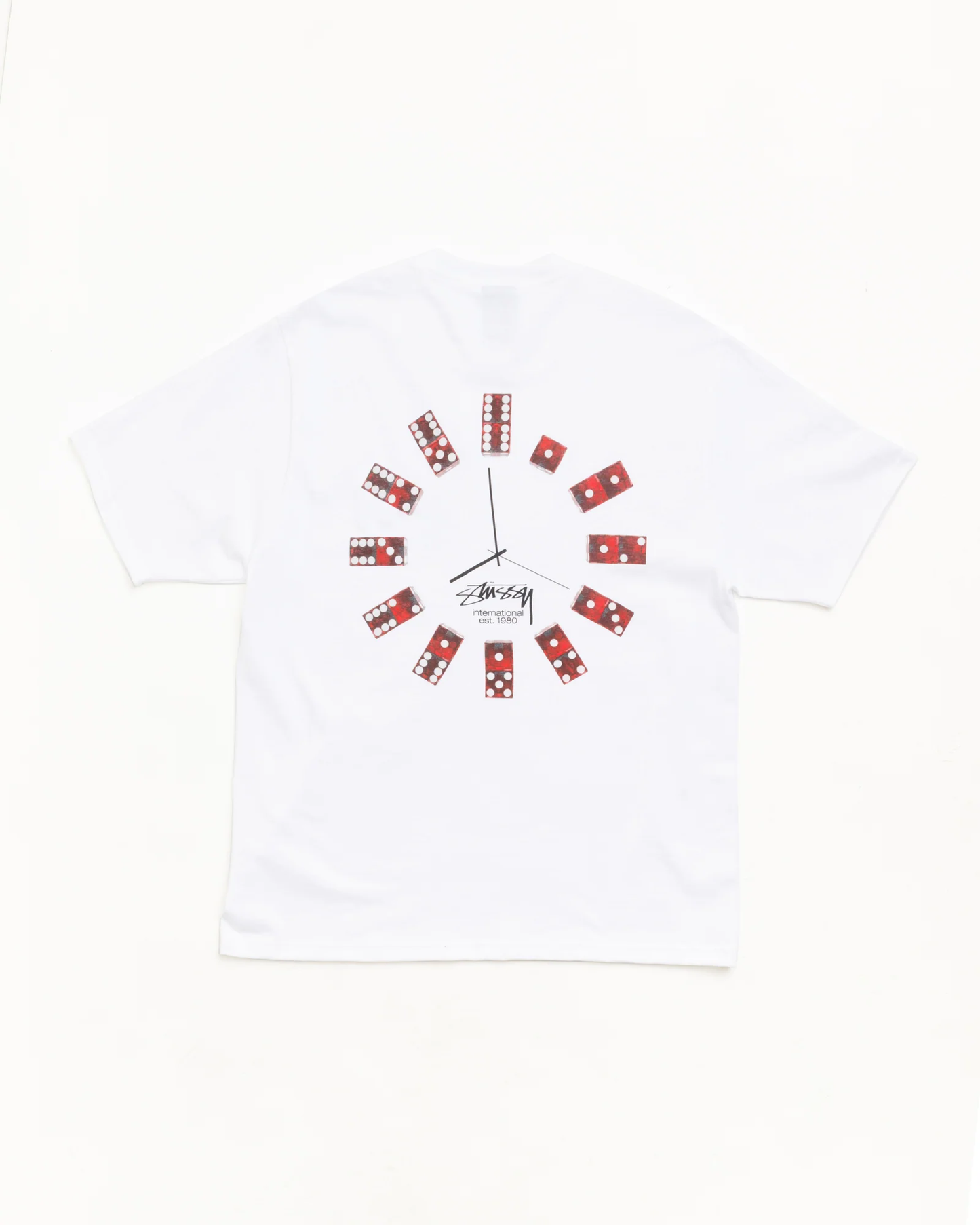Stussy Dice Clock Tee White
