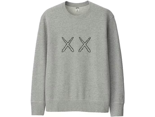 KAWS x Uniqlo x Sesame Street XX Sweatshirt Gray