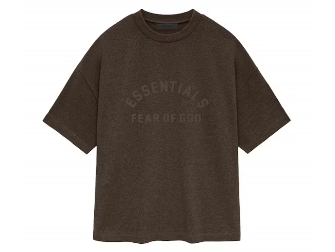 Fear of God Essentials Core Collection Heavy S/S Tee Heather Wood
