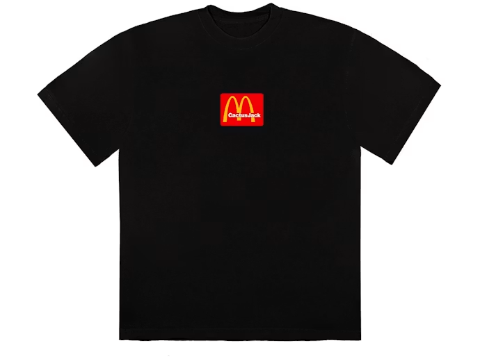 Travis Scott x McDonald's Sesame II T-shirt Black/Red