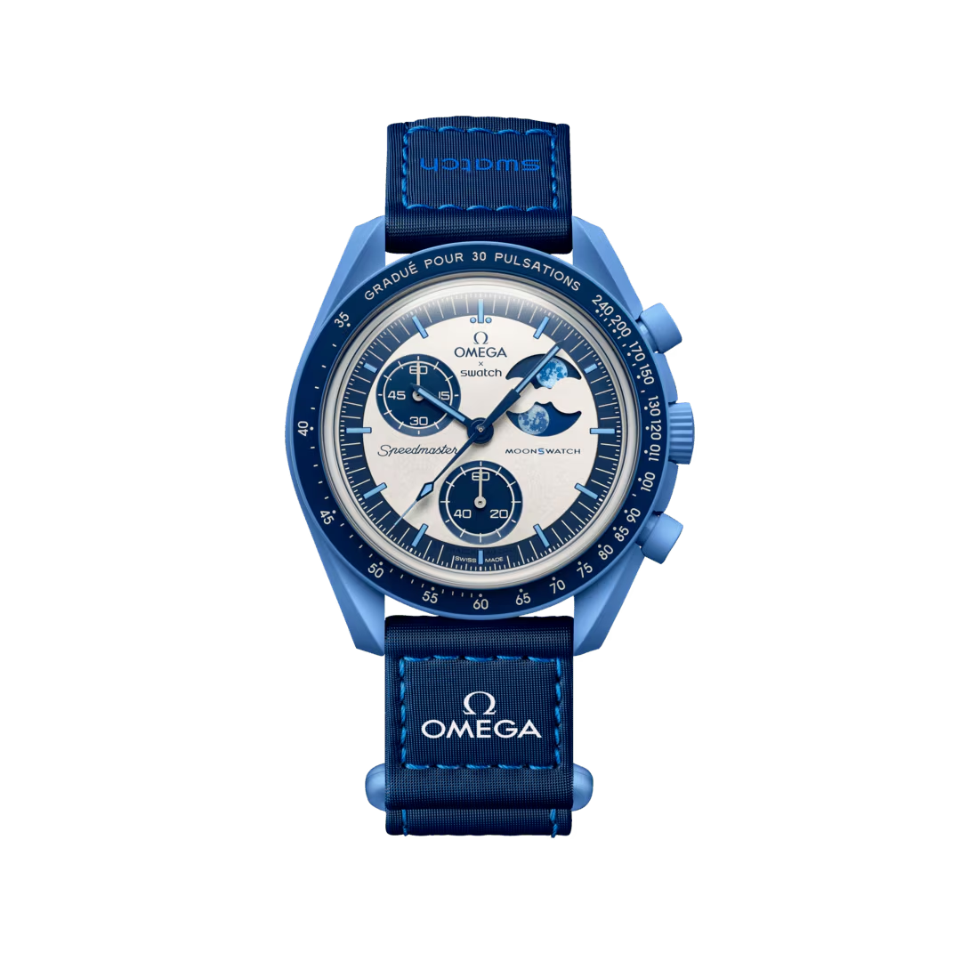 Swatch x Omega Bioceramic Moonswatch Mission to the Super Blue Moonphase SO33N700