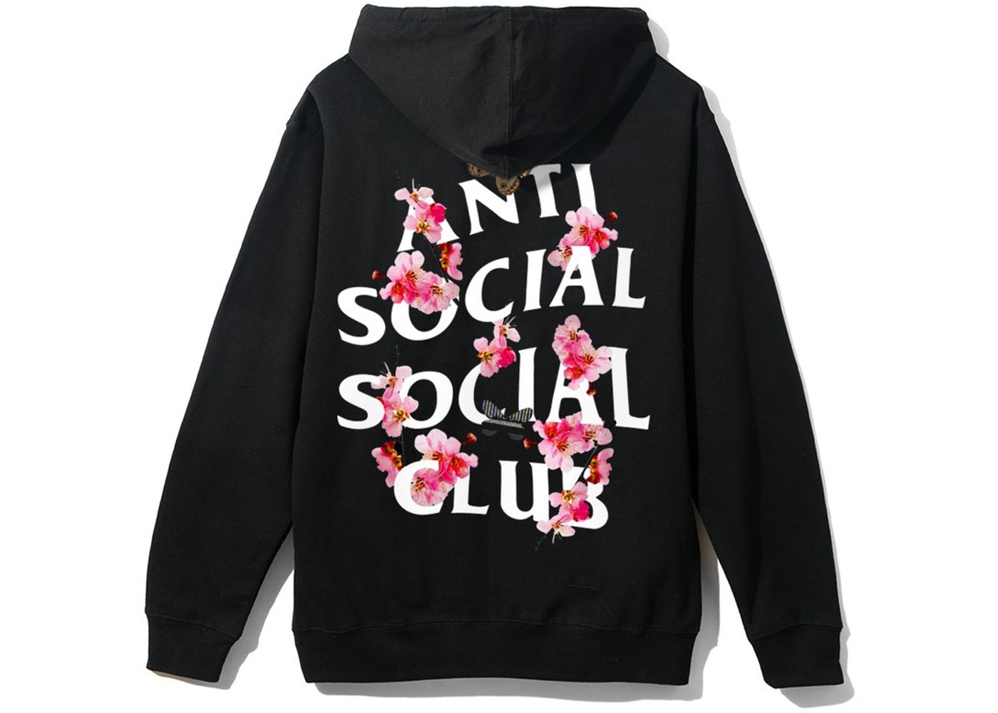 Anti Social Social Club Roses Hoodie Black