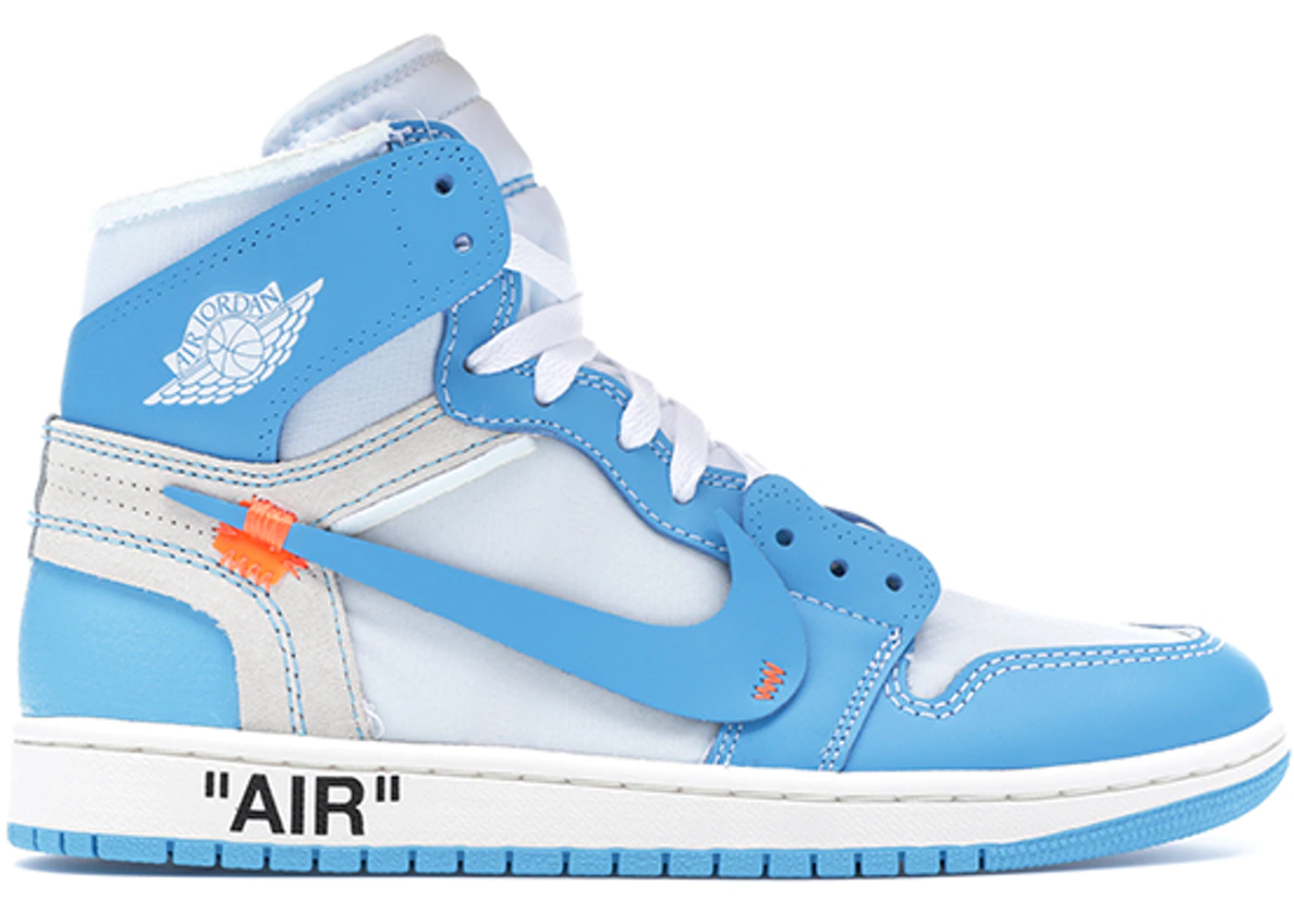 Jordan 1 High Off-White University Blue