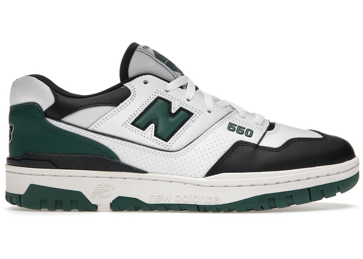 New Balance 550 White Green Black