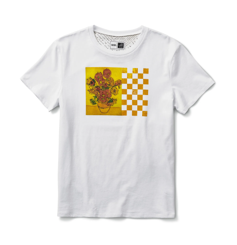 Sunflower x Van Gogh T-shirt White Vans