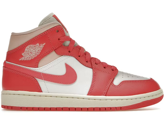 Jordan 1 Mid Strawberries and Cream (Women's)